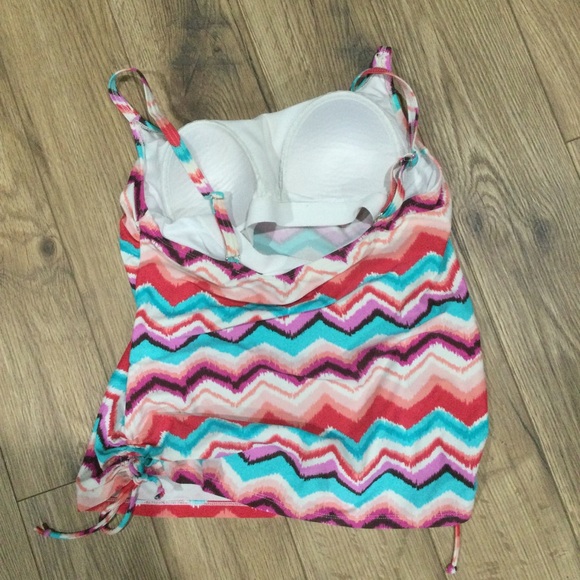 Sweet Escape Size 14 Swimsuit Takini Top #312 - Picture 3 of 4